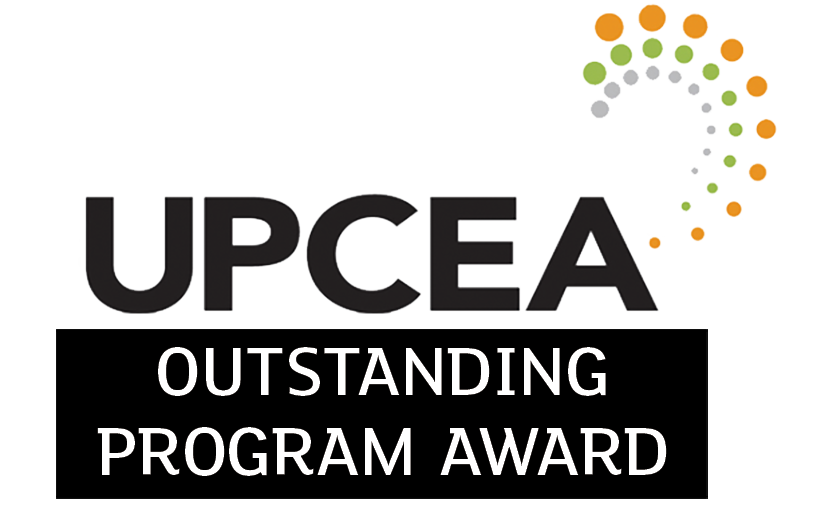 UPCEA Outstanding Program Award badge