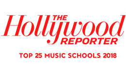 Ranked top 25 music schools 2018 by The Hollywood Reporter badge