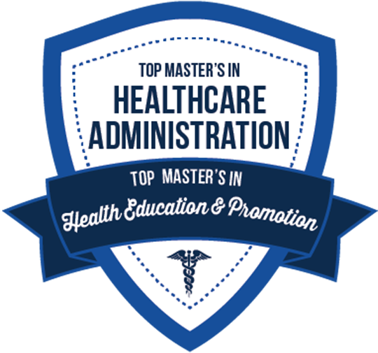 Ranked Top master's in Healthcare Administration badge